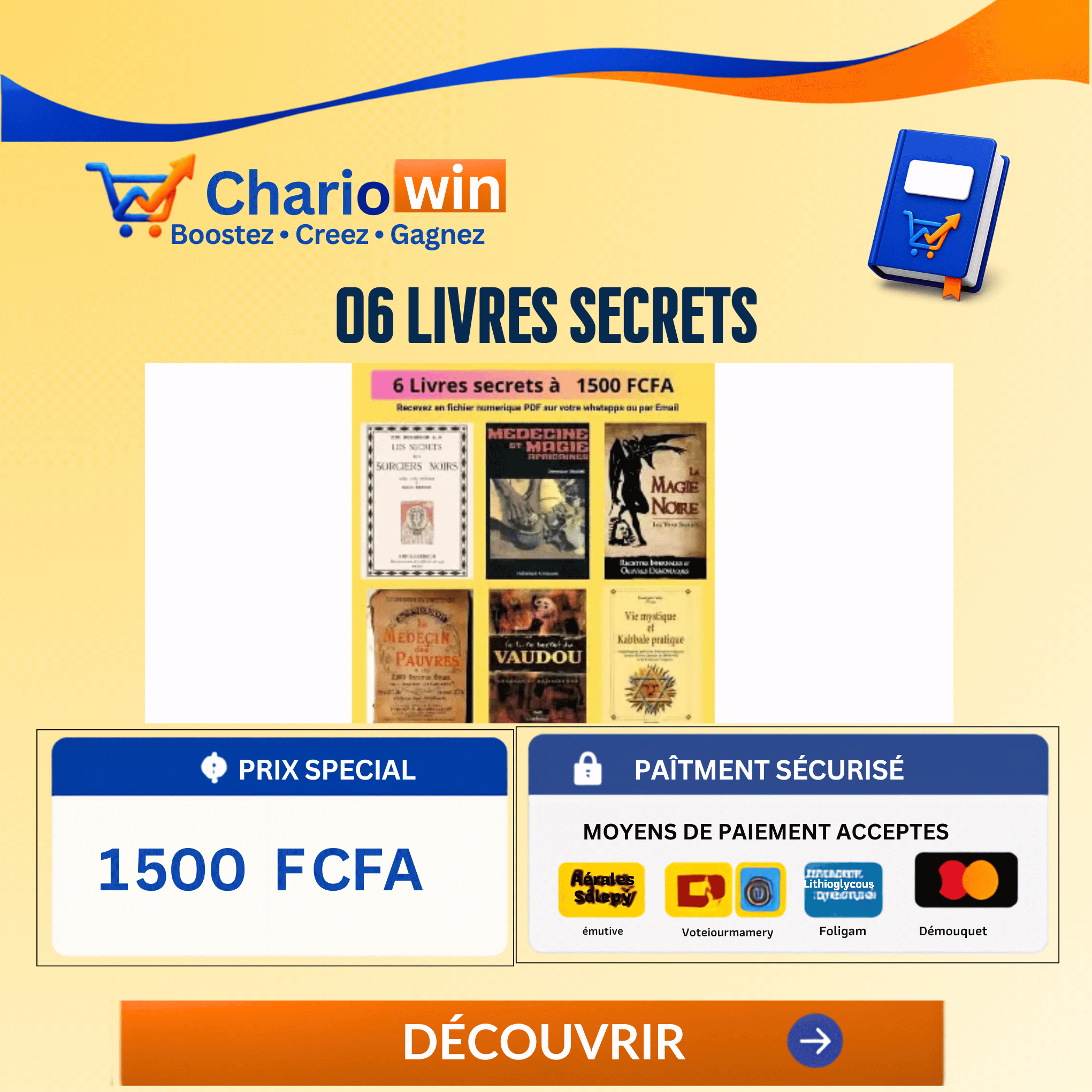 Livres Secrets-packs de 6 ebooks