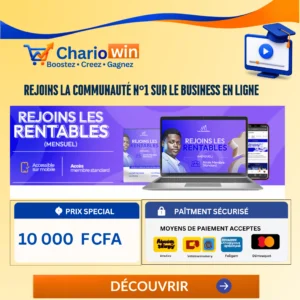 Rejoins la communauté Nº1 sur le business en ligne en Afrique - Accès Mensuel Standard